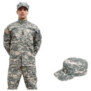 Army fan outdoor combat uniform – ACU with Hat, S