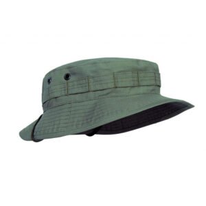 Camouflage Army Fan Tactical Short Brim Bonnie Hat – Army green, One size