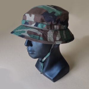 Camouflage Army Fan Tactical Short Brim Bonnie Hat – Jungle camouflage, One size