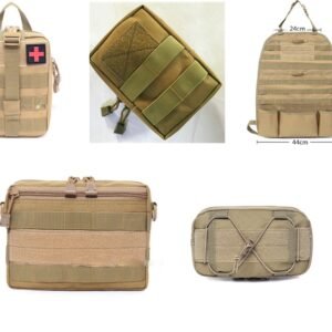Tactical camouflage bag – Khaki 5pieces set