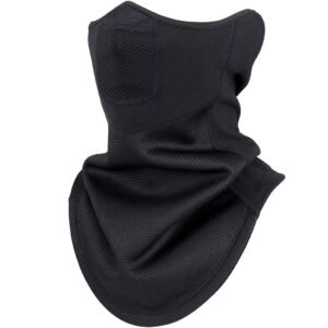 Winter Ski Face Protection Warm Neck Riding Mask Wind-proof Neck Cover – Black