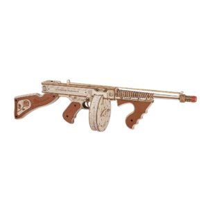 Rokr Thompson Submachine Gun Toy Gift For Boys Wooden Puzzle LQB01 Firing Model – LQB01