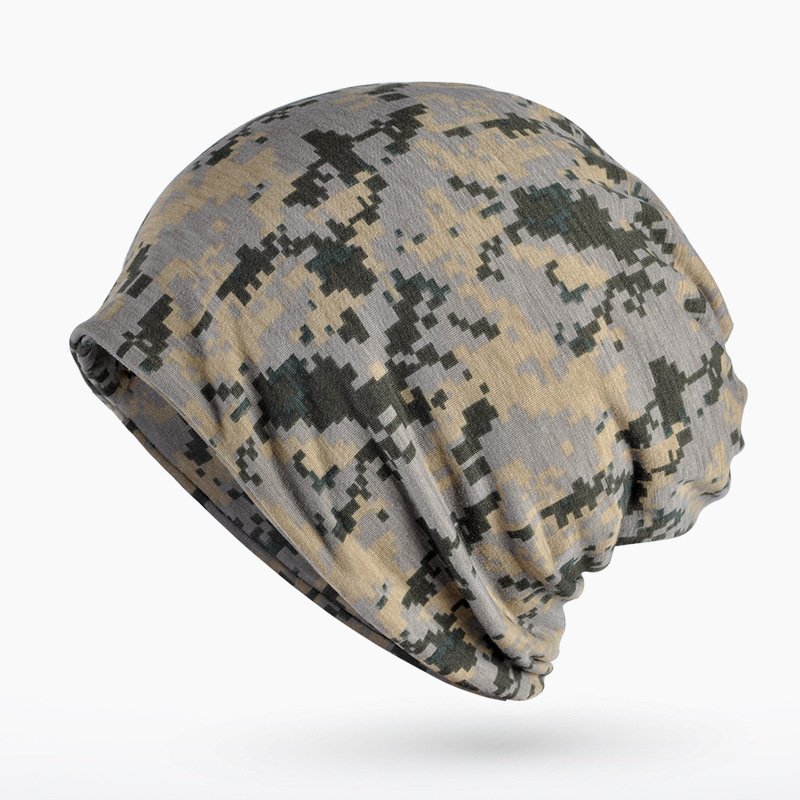 Hats Caps, Dual-use Men's And Women's Baotou Camouflage Bibs - Image 4