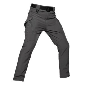Tactical Pants Outdoor Assault Pants City Army Fan Pants Shark Skin Soft Shell Pants – Grey, XL