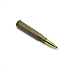 Simulation Bullet Weapon Advertising Pen Student Ballpoint Pen – Gold