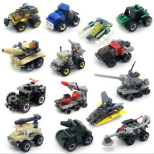 Assembling Building Blocks Combination Boys Military Educational Toys For Children – Random5