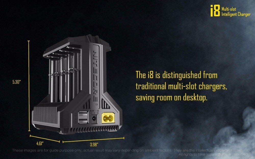 Knightcol I8 fast lithium battery charger - Image 6