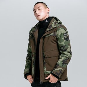 Military camouflage cotton men’s cotton jacket