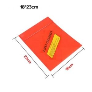 Battery safety bag – Red