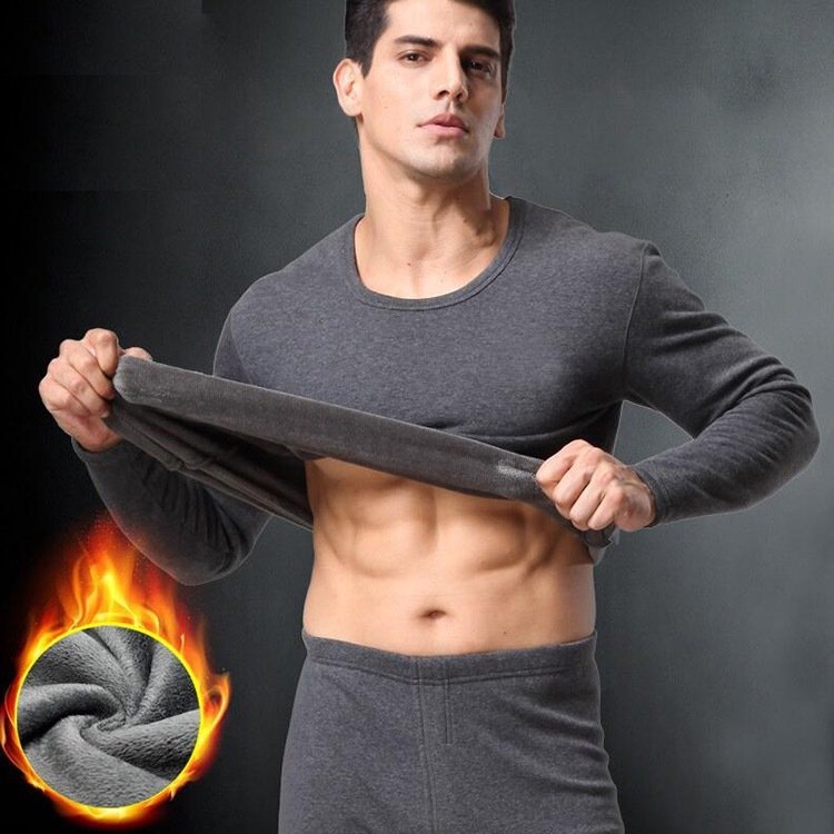 Men's thick and velvet thermal underwear suit - Image 4
