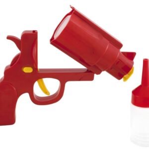 Creative Pistol Shape Seasoning Bottle Salad Dressing Jar