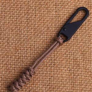 Parachute Cord Woven Outdoor Bag Zipper Pull Head Drawstring Replaceable Zipper – C3