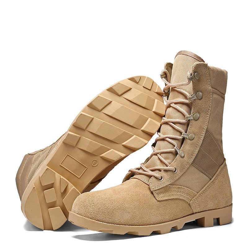 New Martin Boots Men's Leather High-Top Military Boots - Image 6