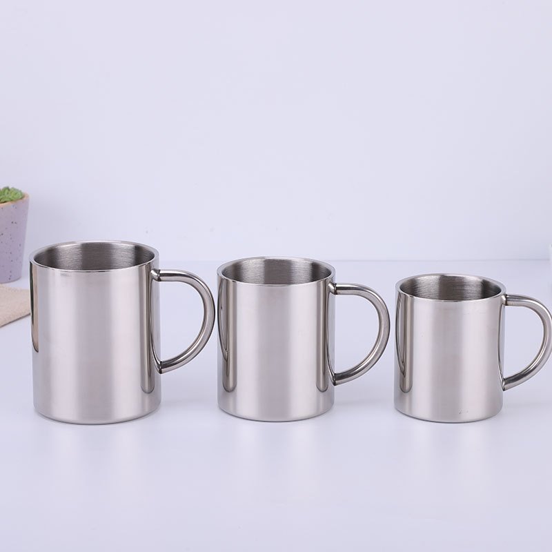 Cross-Border Double-Layer Insulated Handle Stainless Steel Mug Camping Handy Mug Beer Coffee Cup - Image 5