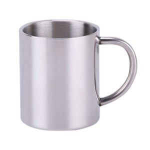 Cross-Border Double-Layer Insulated Handle Stainless Steel Mug Camping Handy Mug Beer Coffee Cup