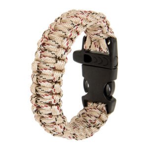 Survival Seven Core Umbrella Cord Bracelet – Desert camouflage