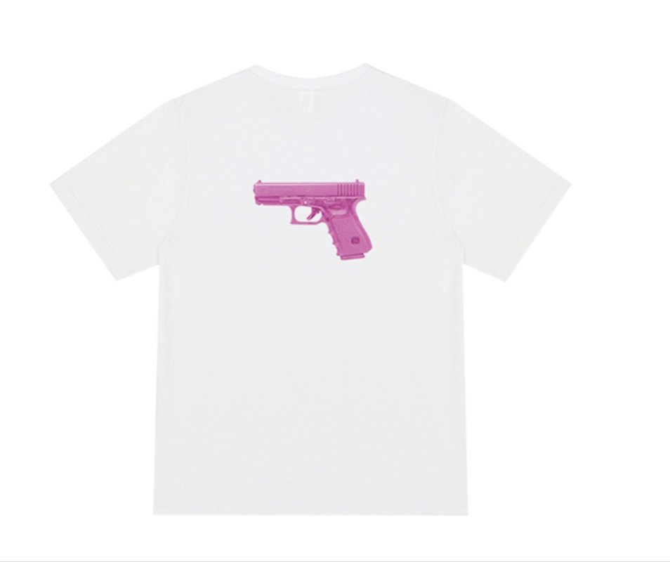 Pink Pistol Couple Loose Short Sleeves - Image 5