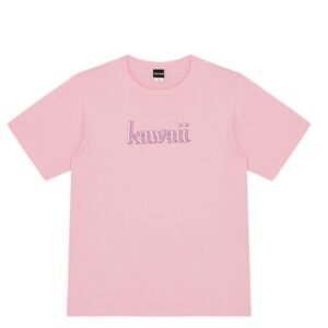 Pink Pistol Couple Loose Short Sleeves – Pink, L