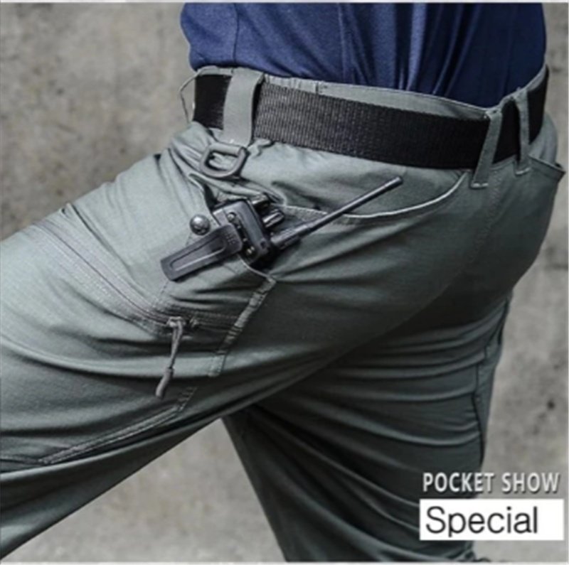 Overalls Men's Self-cultivation Wear-resistant Military Fan Training Pants - Image 6