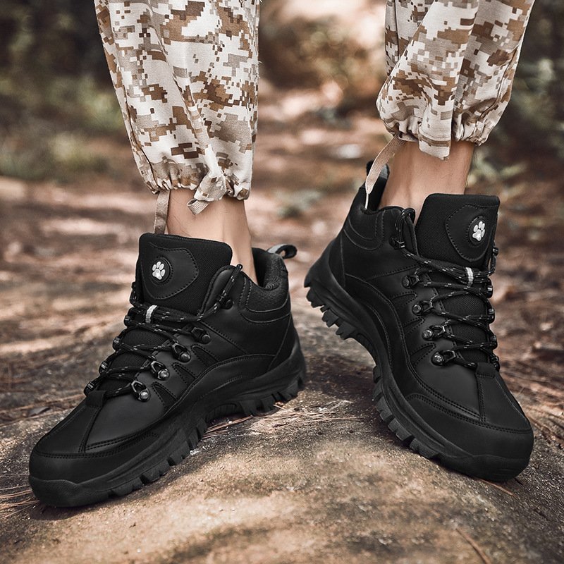 Fashion Hiking Shoes Military Boots Non-slip Wear-resistant Outdoor Shoes - Image 6
