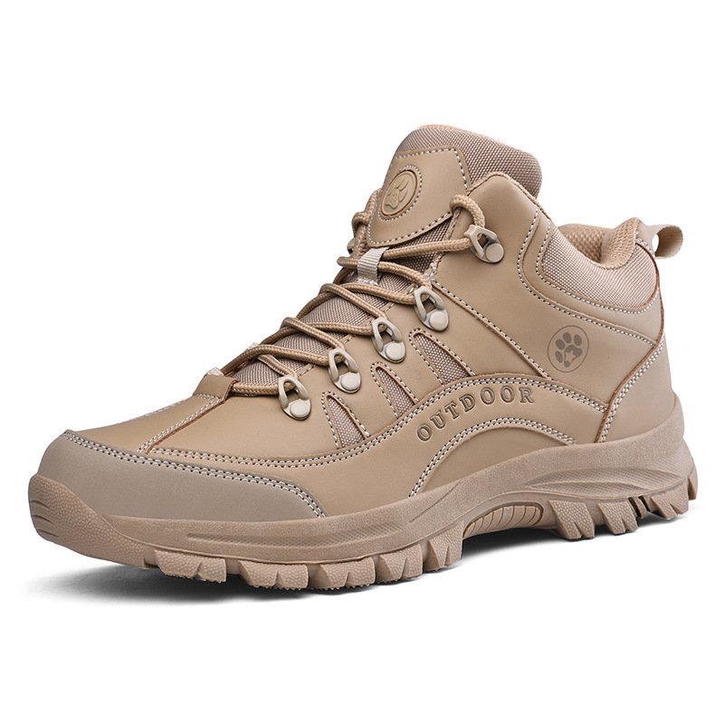 Fashion Hiking Shoes Military Boots Non-slip Wear-resistant Outdoor Shoes - Image 4