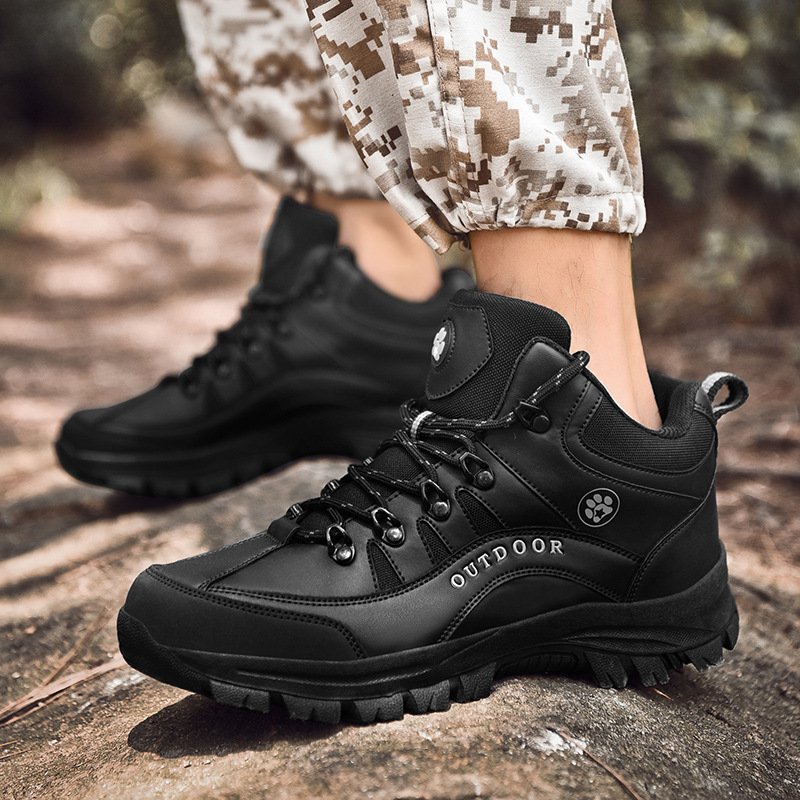 Fashion Hiking Shoes Military Boots Non-slip Wear-resistant Outdoor Shoes - Image 5