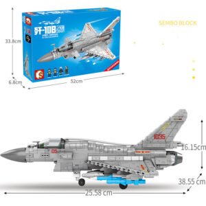 Senbao Aerospace Series AVIC Aircraft-Straight 20 Navy Type Children Assembled Puzzle – 26