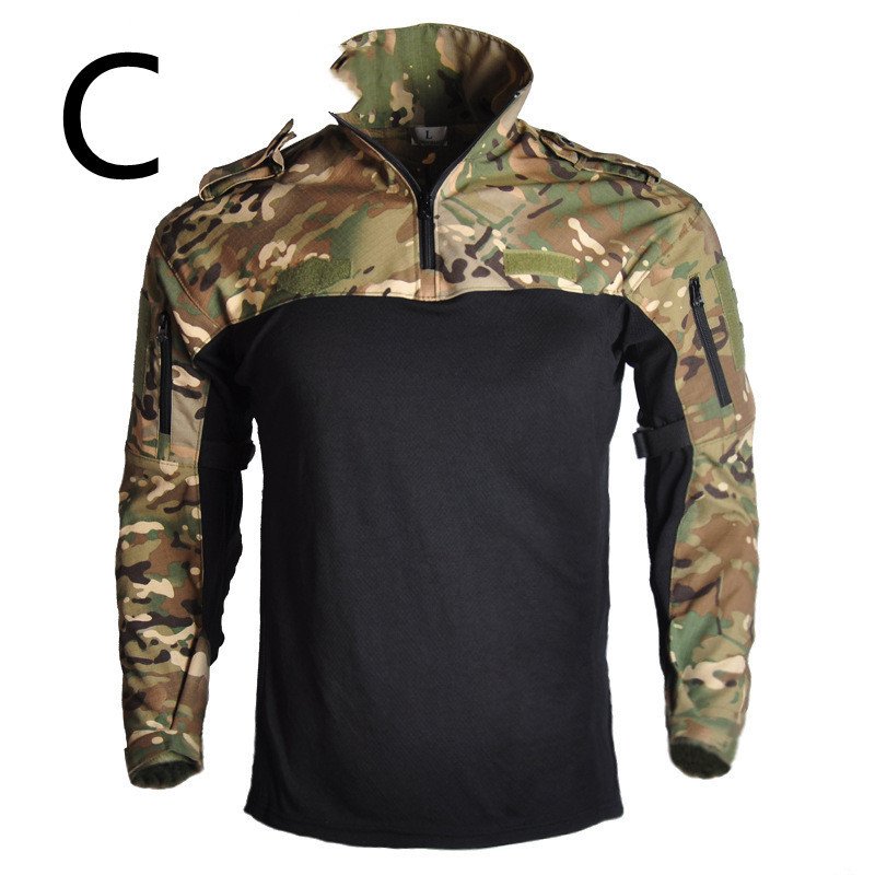 Training Suit Camouflage Frog Suit Camouflage Frog Suit Long-sleeved Frog Suit Top - Image 4