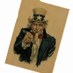 Uncle Sam I want you World War II poster – A