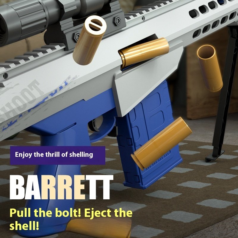 Throwing Shell Barrett Sniper Soft Bullet Gun Children's Toy - Image 2