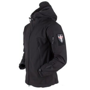 Windproof and waterproof jacket – Black, XL
