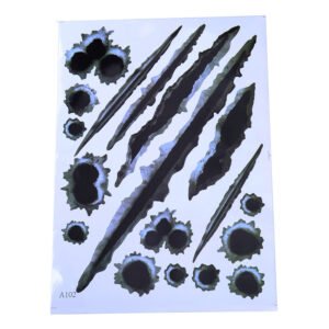 Simulation Bullet Hole & Scratch Stickers – Scratches 1