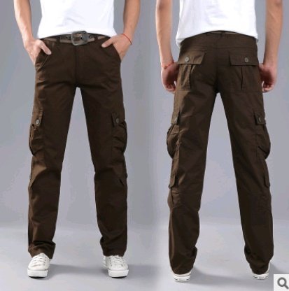 Men's multi-pocket overalls military pants casual trousers sports outdoor men's clothing - Image 6