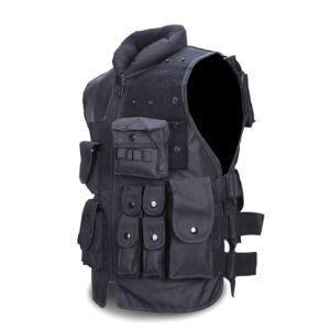 Tactical Vest Black Mens Military Hunting Vest – Black
