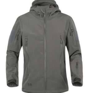 Waterproof soft shell jacket – Grey, M