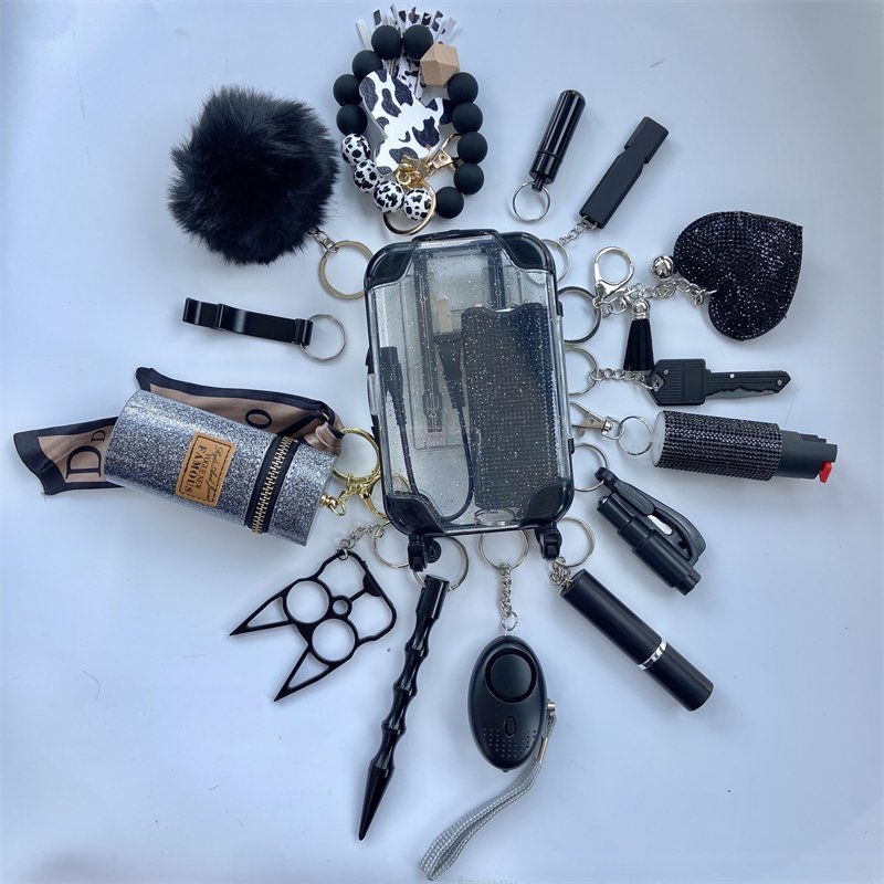 16 PCS Popular Self Defense Keychain Kit - Image 7