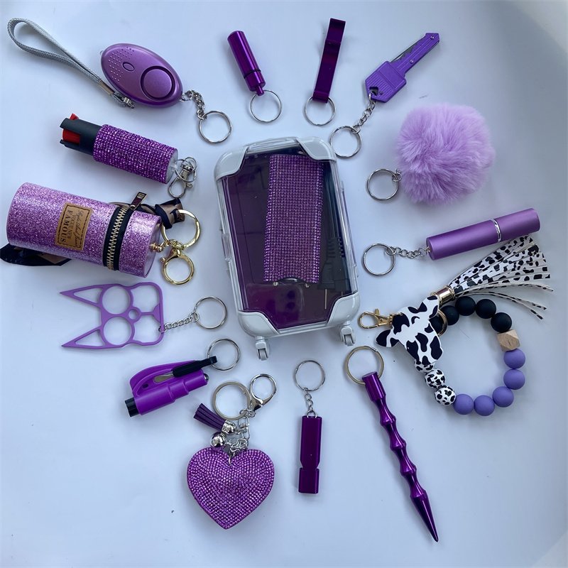 16 PCS Popular Self Defense Keychain Kit - Image 2