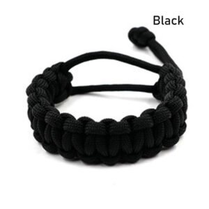 Survival Seven Core Umbrella Cord Bracelet – Black