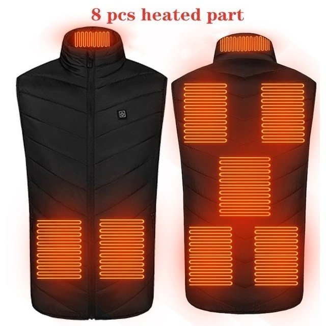 Heated Vest Washable Usb Charging Electric Winter Clothes - Image 4