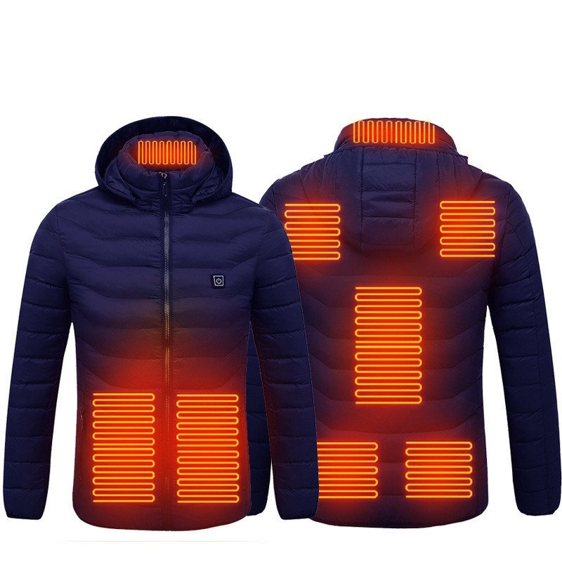 New Heated Jacket Coat USB Electric Jacket Cotton Heater Thermal Clothing Heating Vest - Image 8