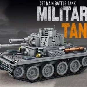 Tank Military Building Blocks WWII Eating Chicken Children Assembling Building Blocks – 4 Style