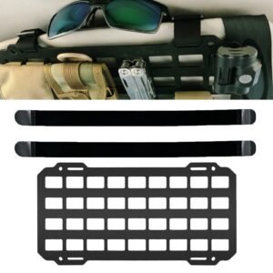 Tactical Rigid Vehicle Sun Visor MOLLE Orgsniser Platform