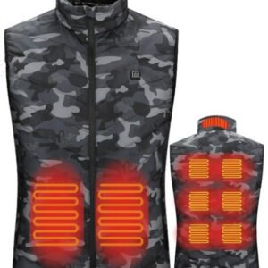 Heated Vest Smart Electric Heating Jacket Men Women Waistcoat Winter