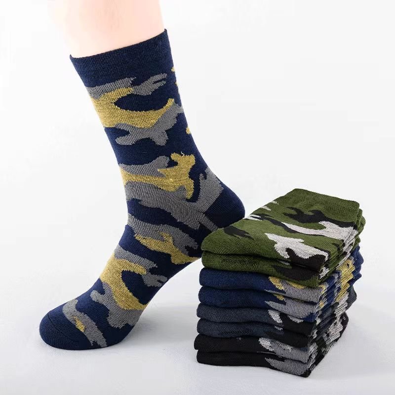 Military Training Polyester Cotton Tube Socks - Image 8