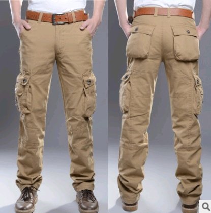 Men's multi-pocket overalls military pants casual trousers sports outdoor men's clothing - Image 9
