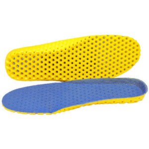 Sports insoles military training men and women sweat odor and breathable thickening shock absorption basketball running insoles summer – Nave blue, 45