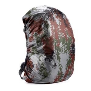 Waterproof Camo Backpack Cover – Digital Camouflage, 35L