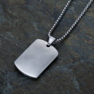 New Men’s Punk Exaggerated Skull Army Necklace