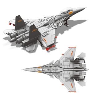 Combat helicopter model inserting blocks