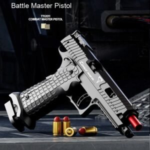 Tactical Master Pull Bolt Continuous Hair Throwing Shell Pistol Toy Gun Mechanical